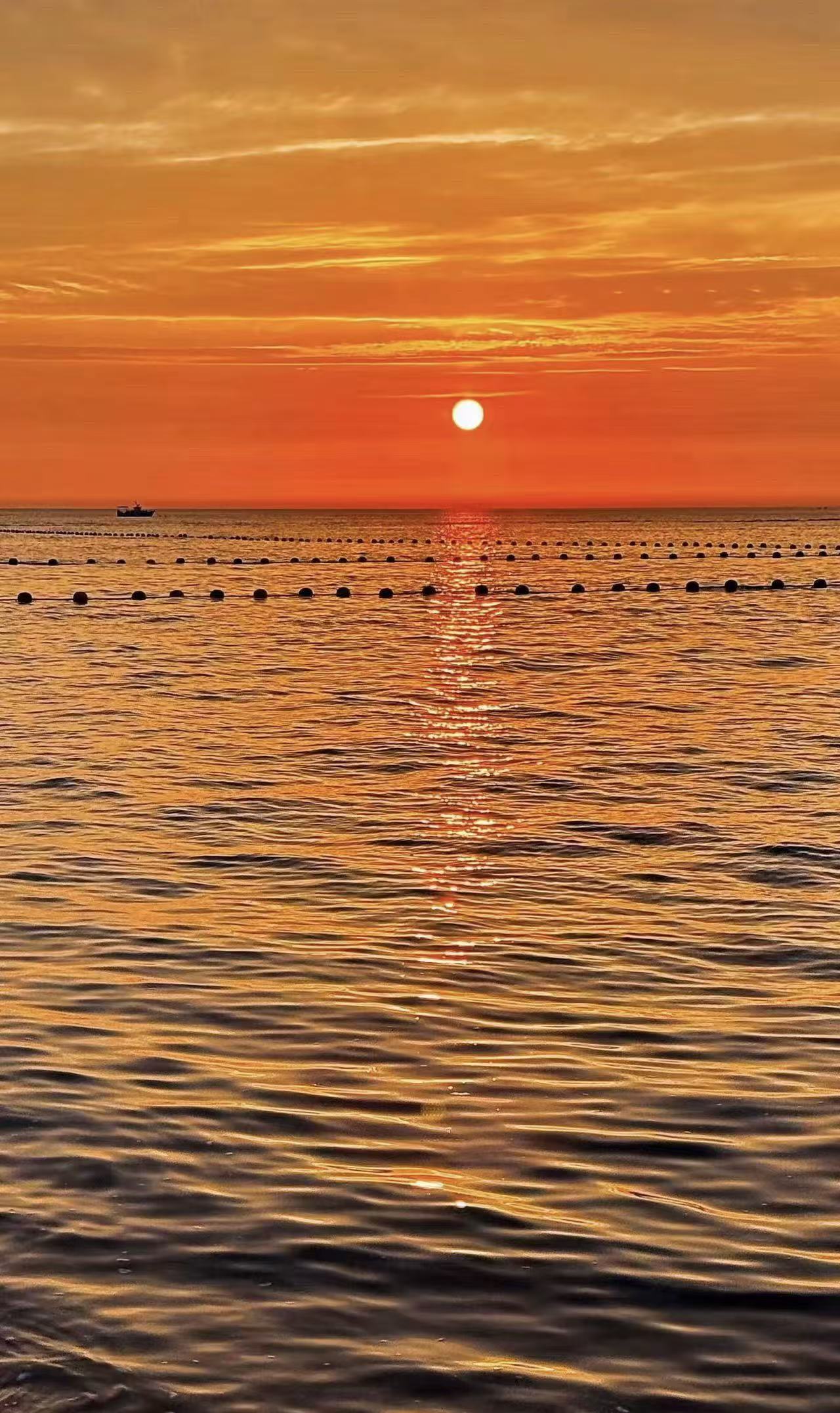 威海落日